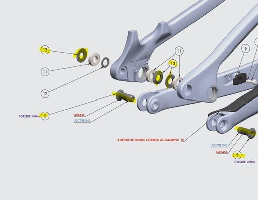 [002.001.0032] V3 Horst Link Pivot Kit